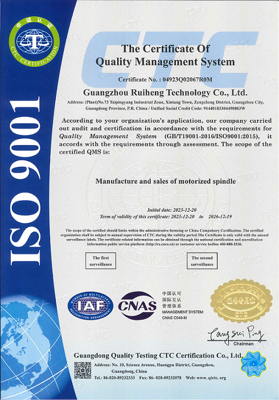 ISO9001 Certificate